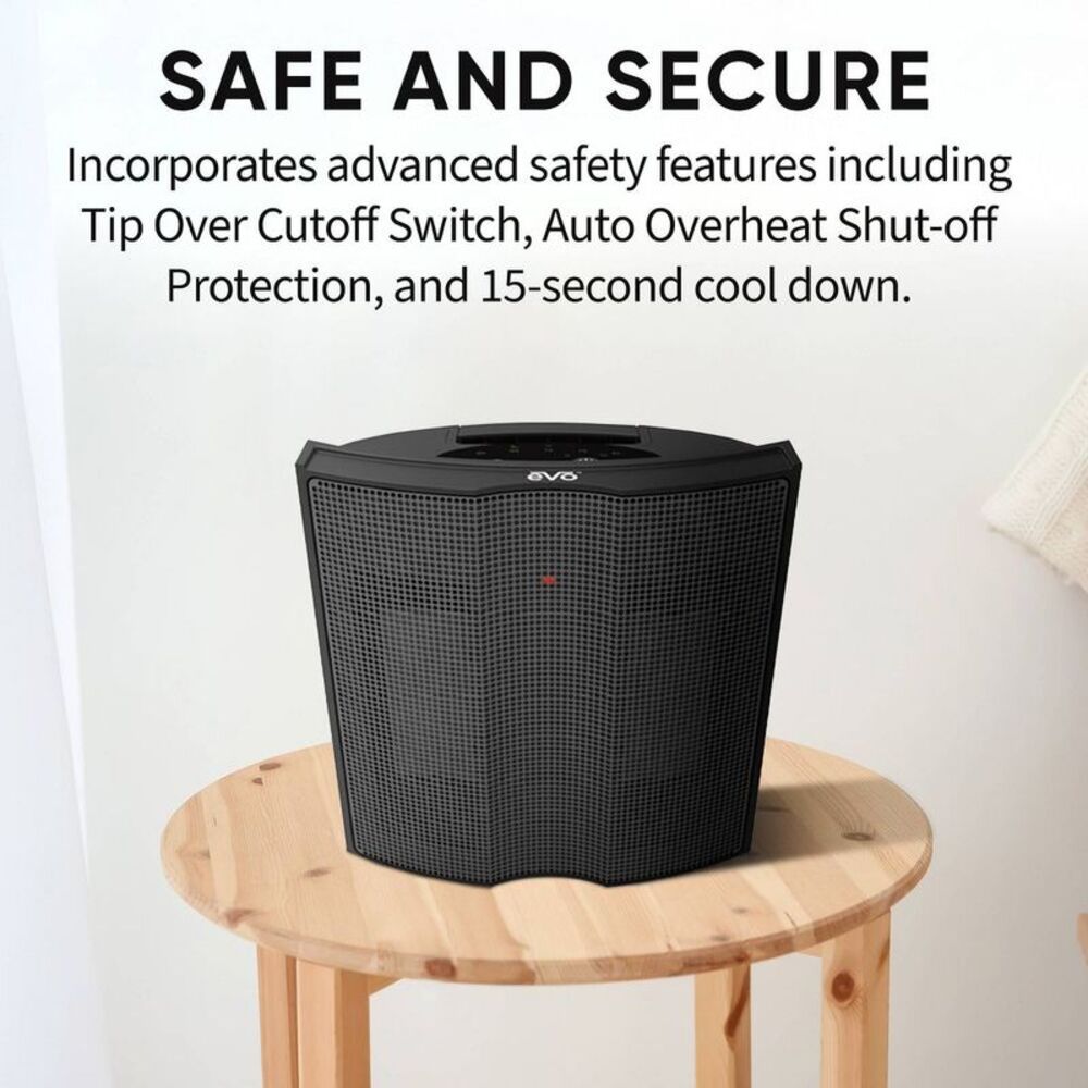 EVO Evolution Twin Ceramic Personal Space Small Po Black - Picture 9 of 11